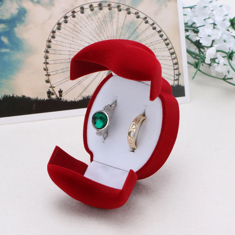 87HC Velvet Engagement Wedding Couple Ring Earring Jewelry Display Storage Box Case
87HC Velvet Engagement Wedding Couple Ring Earring Jewelry Display Storage Box Case
