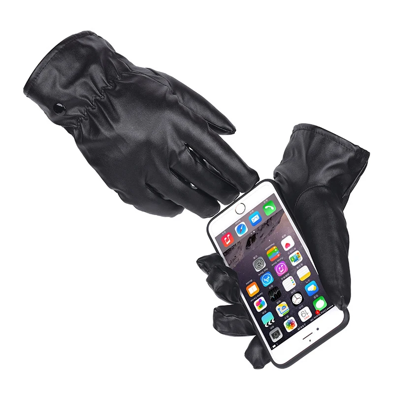 High Quality Man Leather Female Fashion Winter Plus Velvet Warm Black Glove Women Driving Touch Phone Screen Glove Mitten
High Quality Man Leather Female Fashion Winter Plus Velvet Warm Black Glove Women Driving Touch Phone Screen Glove Mitten