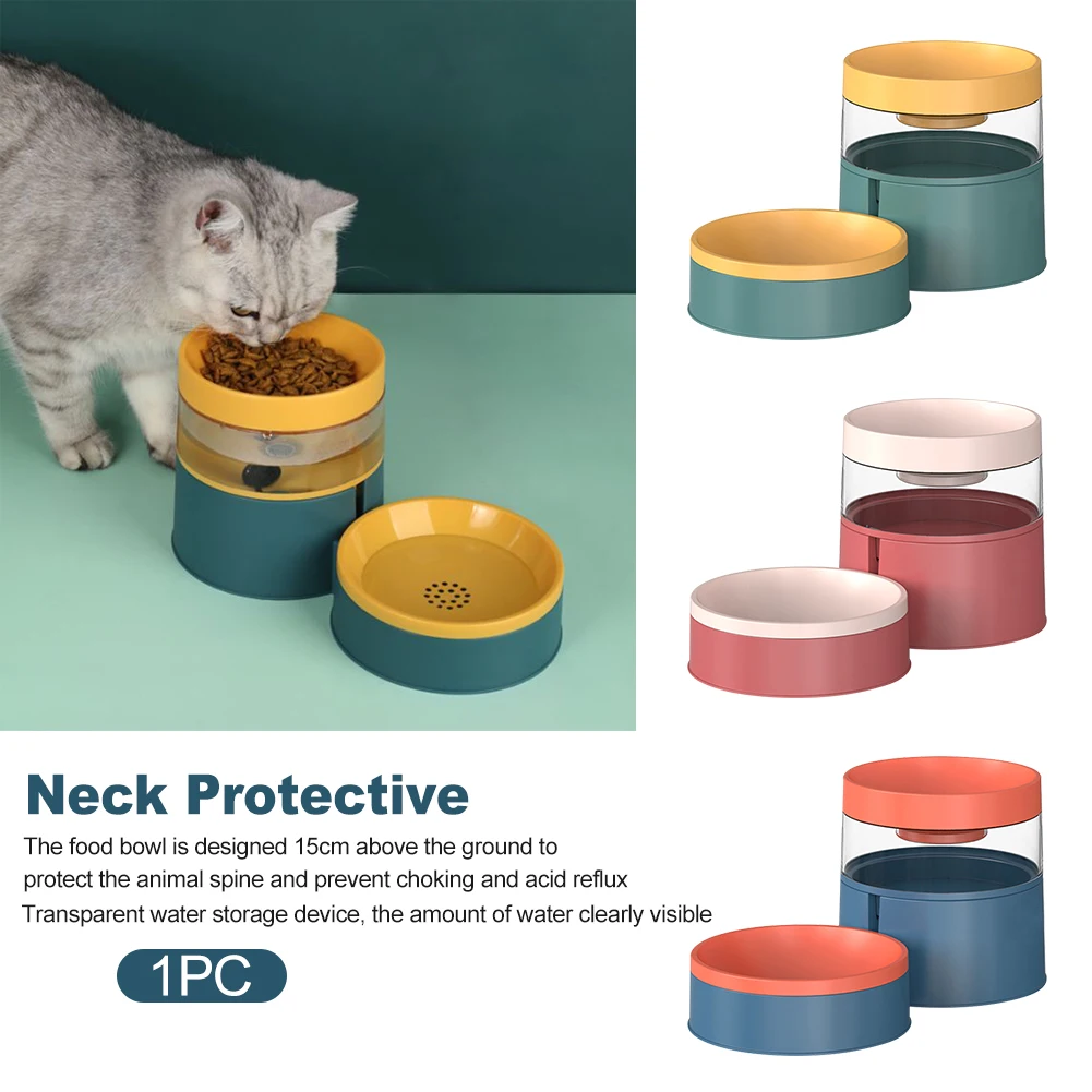 Large Capacity Drinking Pet Water Dispenser Easy Clean Food Feeder Neck Protective Cat Dog Storage Detachable Bowl Dish Home 
Large Capacity Drinking Pet Water Dispenser Easy Clean Food Feeder Neck Protective Cat Dog Storage Detachable Bowl Dish Home