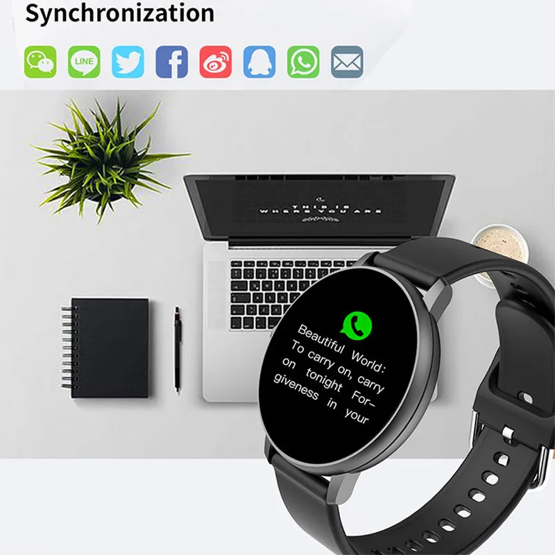 2020 Full Touch Smart Watch Men Blood Pressure Heart Rate Monitor Round Smartwatch Women Waterproof Sport Clock For Android IOS
2020 Full Touch Smart Watch Men Blood Pressure Heart Rate Monitor Round Smartwatch Women Waterproof Sport Clock For Android IOS