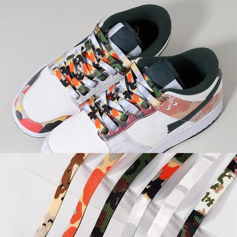 Fashion Camouflage Asymmetry Creative Shoelaces Men Women Trend Personality Printing Sport Casual Basketball Shoes Laces Dropshi
Fashion Camouflage Asymmetry Creative Shoelaces Men Women Trend Personality Printing Sport Casual Basketball Shoes Laces Dropshi