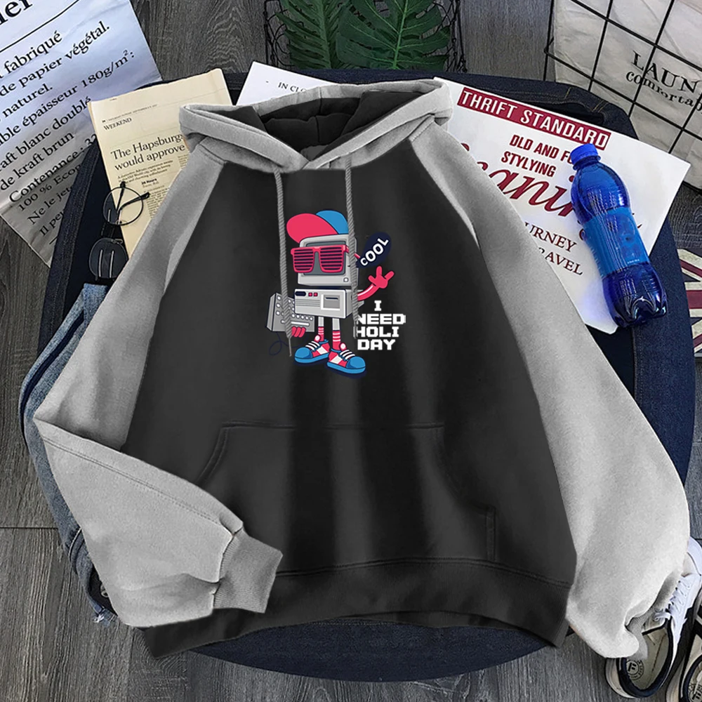Hoodies Cool Cartoon Computer Print Warm Women'S Hoodie Loose Fashion Female Raglan Sweatshirt Streetwear Punk Hoody For Women
Hoodies Cool Cartoon Computer Print Warm Women'S Hoodie Loose Fashion Female Raglan Sweatshirt Streetwear Punk Hoody For Women