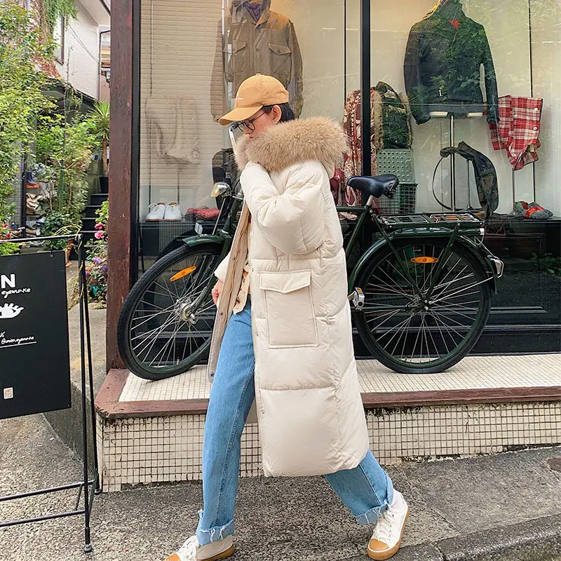 Winter Jacket Coat Women Warm Thicken Cotton Coats Woman Faux Fur Collar Hooded Cotton Parkas Jackets Long Female Loose Outwear
Winter Jacket Coat Women Warm Thicken Cotton Coats Woman Faux Fur Collar Hooded Cotton Parkas Jackets Long Female Loose Outwear