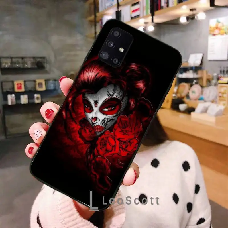 Mexican Skull Girl Tattooed Art Phone Case For Samsung A50 A51 A71 A20E A20S S10 S20 S21 S30 Plus ultra 5G M11
Mexican Skull Girl Tattooed Art Phone Case For Samsung A50 A51 A71 A20E A20S S10 S20 S21 S30 Plus ultra 5G M11