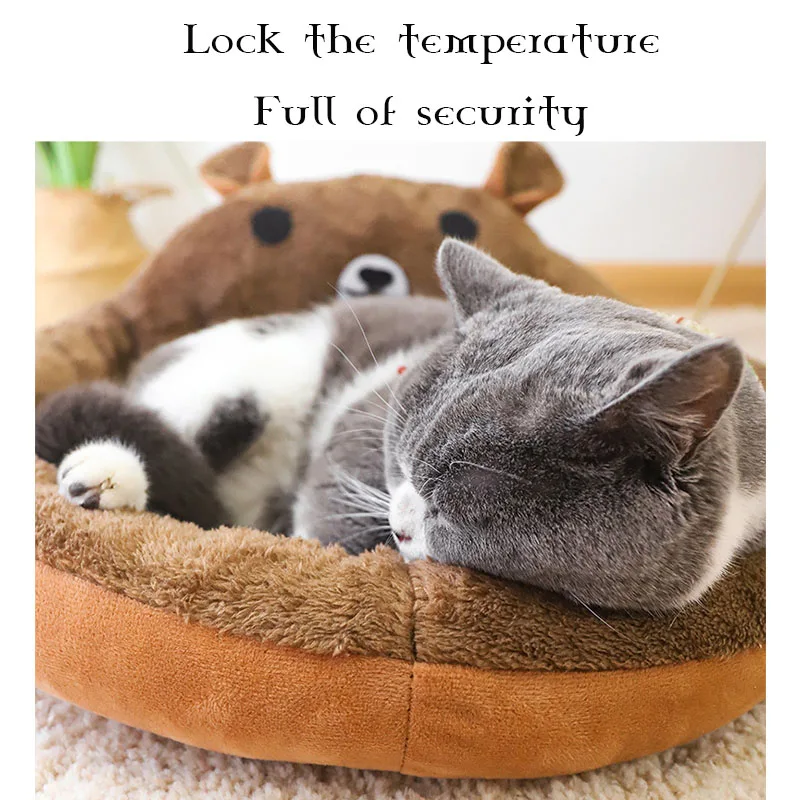 Comfortable Pet Litter Open Bear Shape Large Cat Litter Cat Sofa Warm Pet Litter Four Seasons General Dog Litter Pet Supplies
Comfortable Pet Litter Open Bear Shape Large Cat Litter Cat Sofa Warm Pet Litter Four Seasons General Dog Litter Pet Supplies