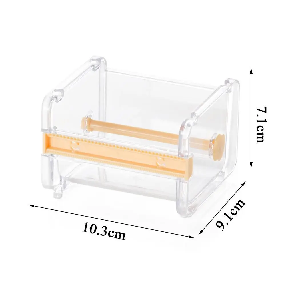 Transparent Tape Boxes Large Capacity Design Washi Tool Cutter Storage Dispenser Office Box Tape Tape Stationery Desktop Ta G9S8
Transparent Tape Boxes Large Capacity Design Washi Tool Cutter Storage Dispenser Office Box Tape Tape Stationery Desktop Ta G9S8
