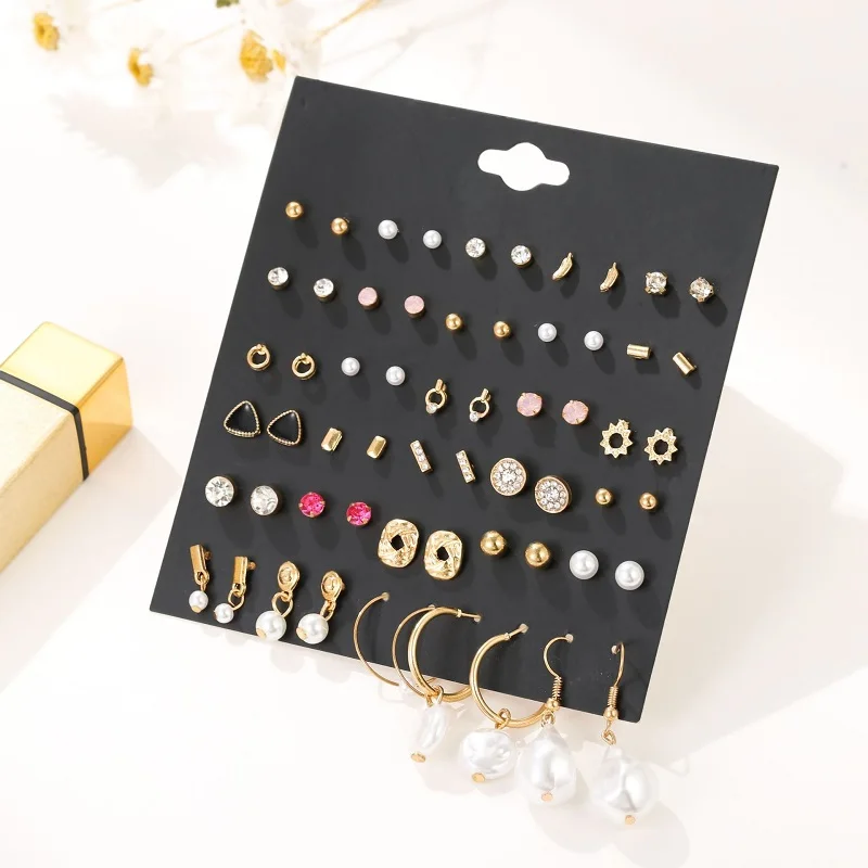 9/12/20/30 Pairs/set Stud Earrings Hoops Aesthetic Star Moon 2020 women's Earring Hypoallergenic Accessories New Fashion Jewelry
9/12/20/30 Pairs/set Stud Earrings Hoops Aesthetic Star Moon 2020 women's Earring Hypoallergenic Accessories New Fashion Jewelry