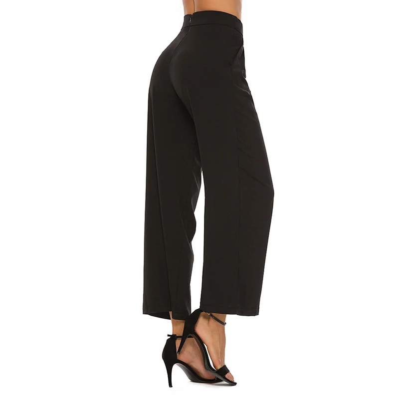 Plus Size 2XL 2020 Summer New Hot Chiffon Women Wide Legs Pants Solid Casual High Waist Button Trousers Female Loose Pants 
Plus Size 2XL 2020 Summer New Hot Chiffon Women Wide Legs Pants Solid Casual High Waist Button Trousers Female Loose Pants