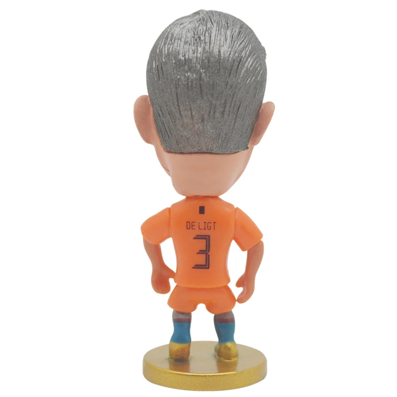 Football Action Figure Mini Toys DE LIGT Netherlands Soccer Player 6.5cm Movable Dolls Fans Souvenir Child Gift
Football Action Figure Mini Toys DE LIGT Netherlands Soccer Player 6.5cm Movable Dolls Fans Souvenir Child Gift