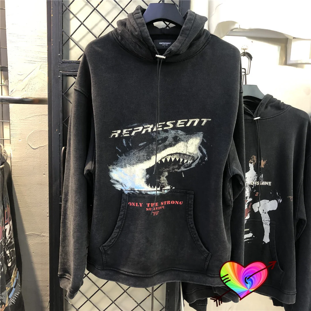 Represent ONLY THE STRONG SURVIVE Hoodie 2021FW MEN Women High Quality Vintage Washed Represent Hoodies Shark Pullovers
Represent ONLY THE STRONG SURVIVE Hoodie 2021FW MEN Women High Quality Vintage Washed Represent Hoodies Shark Pullovers