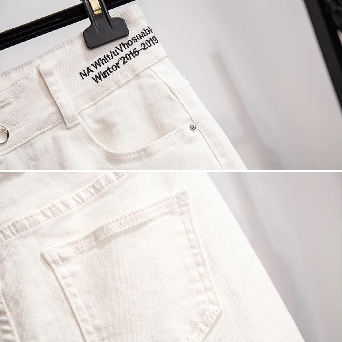 High Quality Women 2 Pieces Set Short Sleeve T-Shirt and Solid White Demin Shorts Suit Elegant Casual Female Outfit #TZ15
High Quality Women 2 Pieces Set Short Sleeve T-Shirt and Solid White Demin Shorts Suit Elegant Casual Female Outfit #TZ15