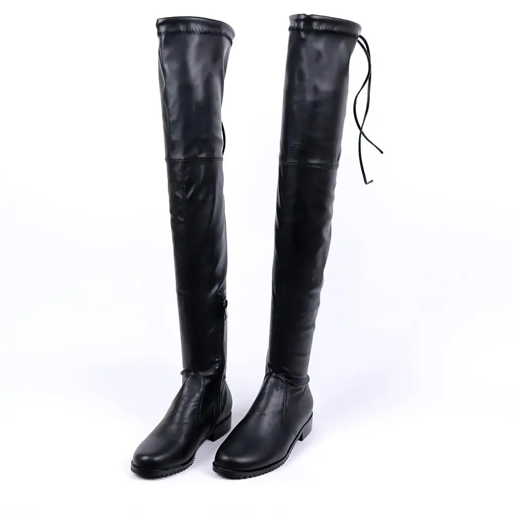 LeShion Of Chanmeb Round Toe Flat Stretch Crotch High Boots Women Celebrity Dress Shoes Woman PU Suede Leather Overtheknee Boots
LeShion Of Chanmeb Round Toe Flat Stretch Crotch High Boots Women Celebrity Dress Shoes Woman PU Suede Leather Overtheknee Boots