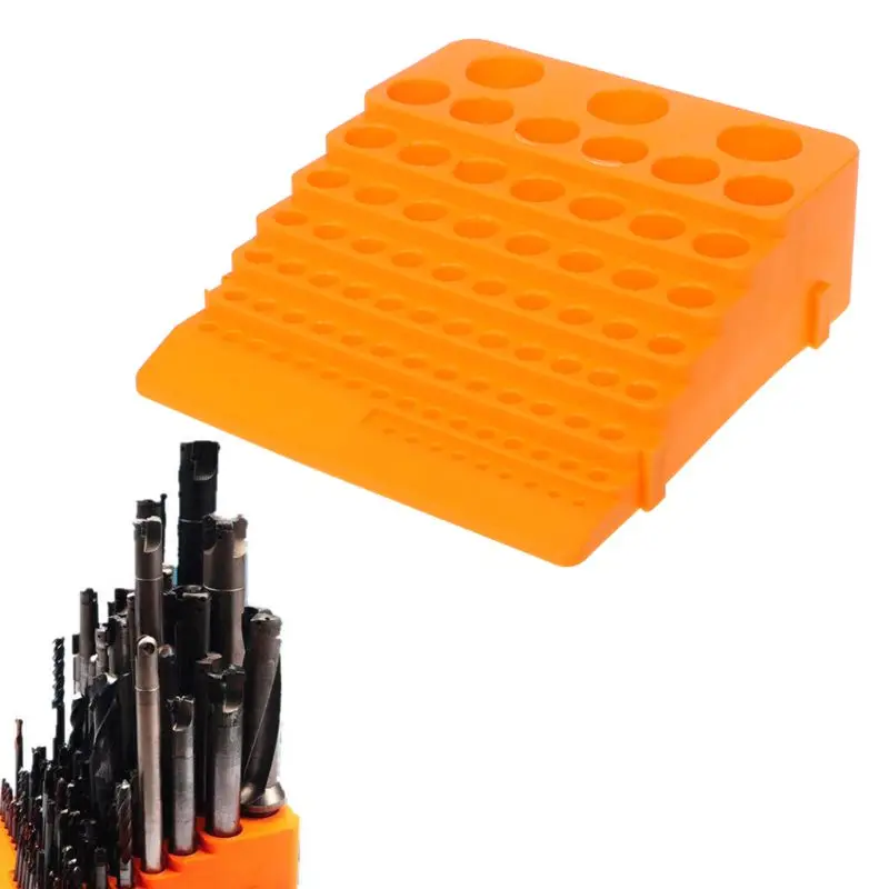 84 Holes Multifunctional Thickened Milling Cutter Reamer Drill Bit Storage Box Tool Accessories Organizer | Инструменты