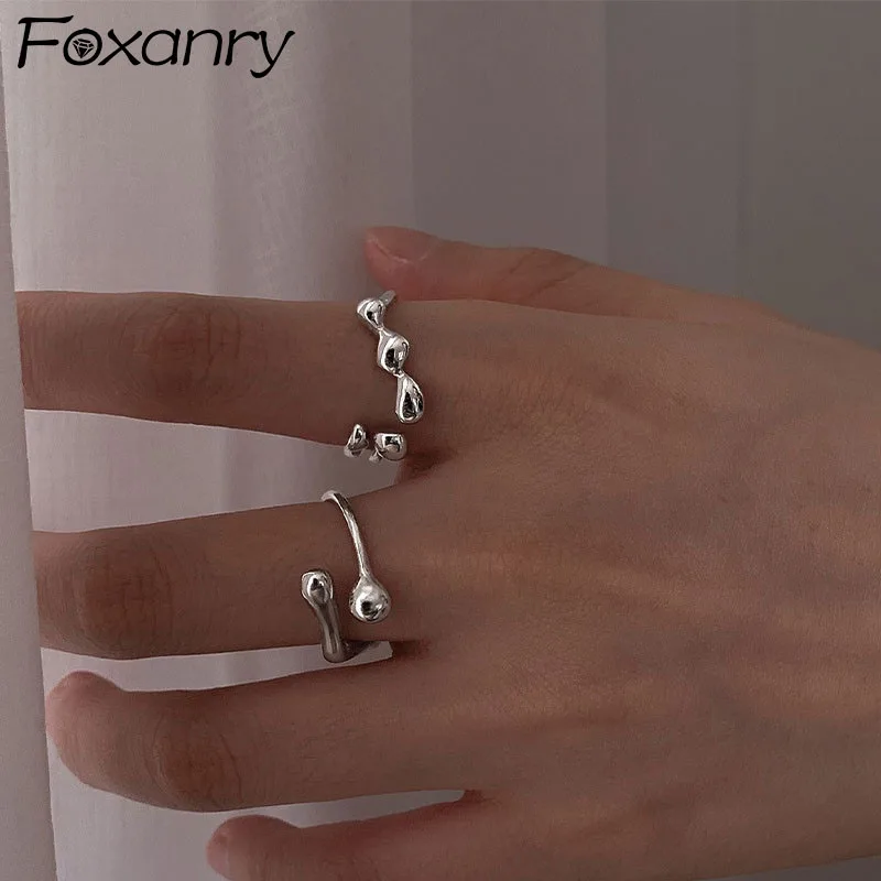Женское Открытое кольцо FOXANRY, серебро 925 пробы, модное элегантное винтажное ювелирное изделие неправильной геометрической формы для вечери...
Женское Открытое кольцо FOXANRY, серебро 925 пробы, модное элегантное винтажное ювелирное изделие неправильной геометрической формы для вечери...