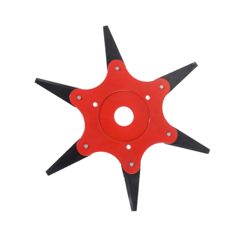 Mower Accessories Six-blade Black Trimmer Head Manganese Steel High temperature resistance Durable Agriculture Gardens Red
Mower Accessories Six-blade Black Trimmer Head Manganese Steel High temperature resistance Durable Agriculture Gardens Red