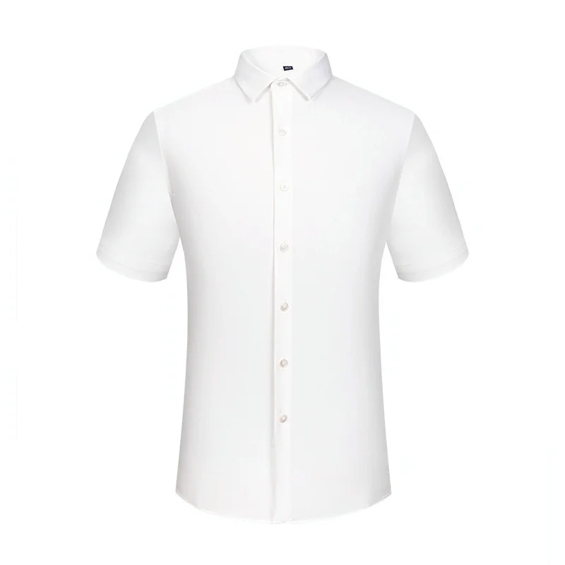 LUCLESAM Men Business Shirt Mens Short Sleeve Button Up Bamboo Fiber Blouse camisa masculina
LUCLESAM Men Business Shirt Mens Short Sleeve Button Up Bamboo Fiber Blouse camisa masculina