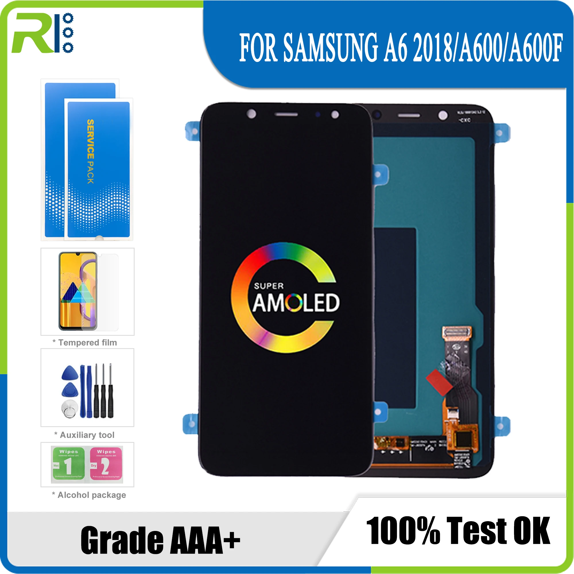 SUPER AMOLED LCD для SAMSUNG Galaxy A6 2018 LCD дисплей A600 SM-A600F A600FN LCD дисплей с сенсорным экраном дигитайзер монтаж
SUPER AMOLED LCD для SAMSUNG Galaxy A6 2018 LCD дисплей A600 SM-A600F A600FN LCD дисплей с сенсорным экраном дигитайзер монтаж
