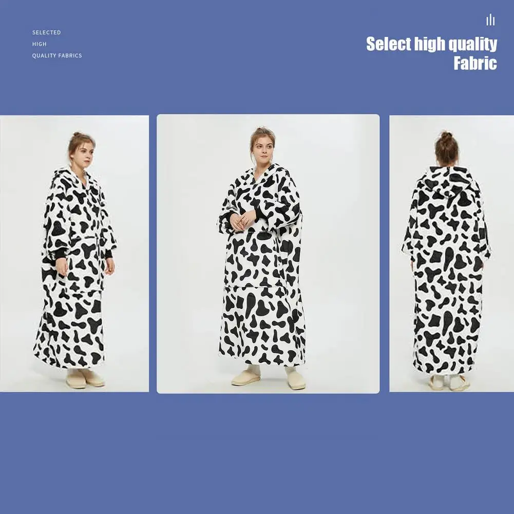 Flannel Cashmere Lazy Blanket Sweater Hooded Casual Home Wear Lazy TV Blanket Warm Cozy Extra Soft Microplush Wearable Blanket 
Flannel Cashmere Lazy Blanket Sweater Hooded Casual Home Wear Lazy TV Blanket Warm Cozy Extra Soft Microplush Wearable Blanket
