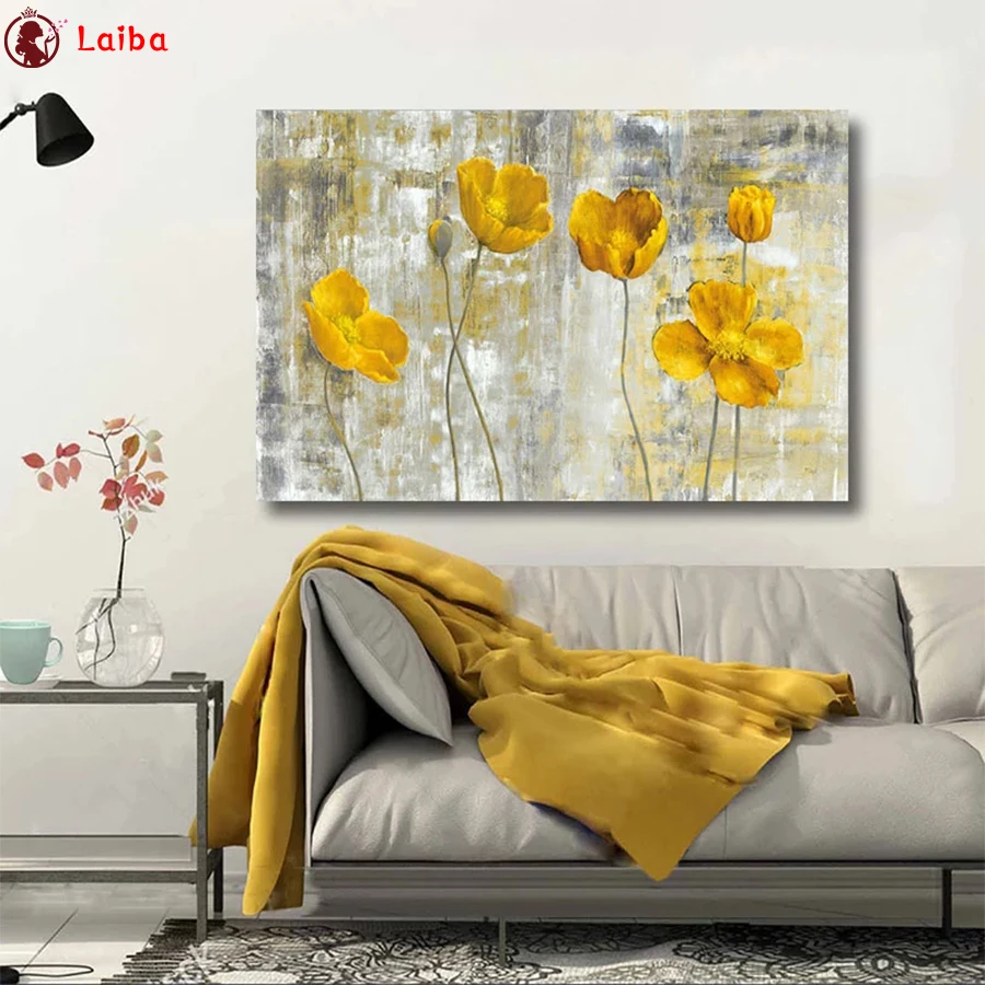 diy Diamond Painting Abstract art, yellow flower Diamond Embroidery Full square round drilling 5d Diamond Mosaic kits
diy Diamond Painting Abstract art, yellow flower Diamond Embroidery Full square round drilling 5d Diamond Mosaic kits
