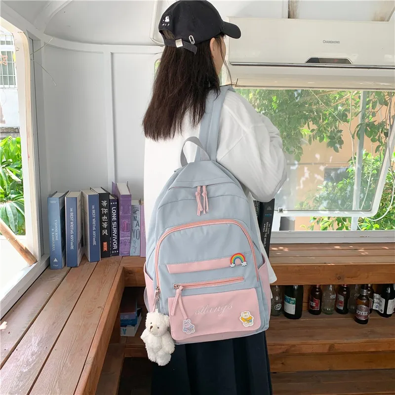 2021 Cute Girl School Bag Harajuku Kawaii Student Book Bags Casual Ladies Backpack 2021
2021 Cute Girl School Bag Harajuku Kawaii Student Book Bags Casual Ladies Backpack 2021