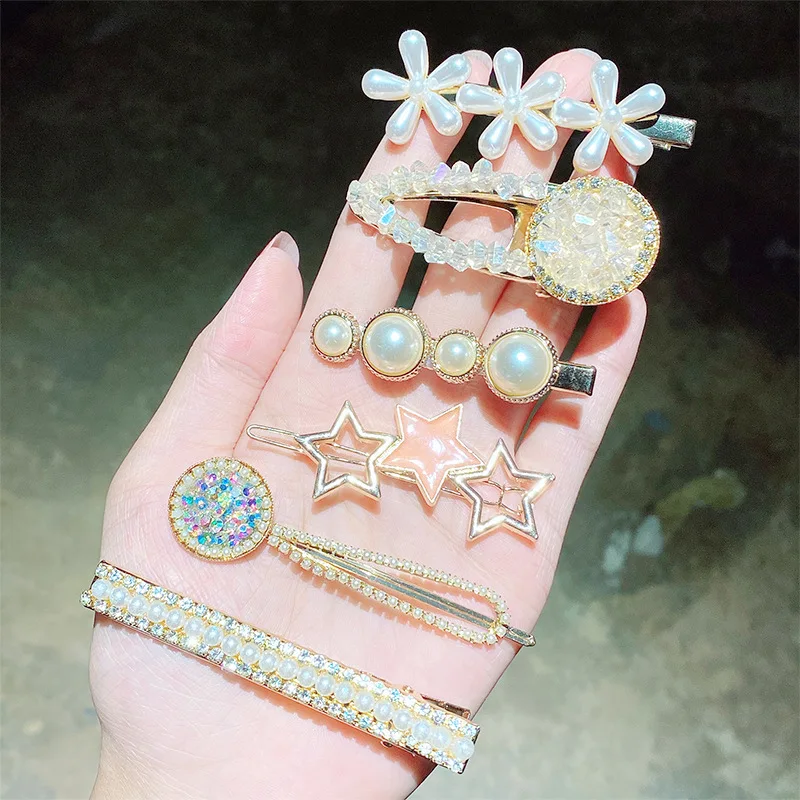 1Set=8pcs Metal Pearl Hair Clip For Women Barrettes Fashion Simple Geometric Hairpins Hair Accessories Headdress Girl Bobby Clip
1Set=8pcs Metal Pearl Hair Clip For Women Barrettes Fashion Simple Geometric Hairpins Hair Accessories Headdress Girl Bobby Clip