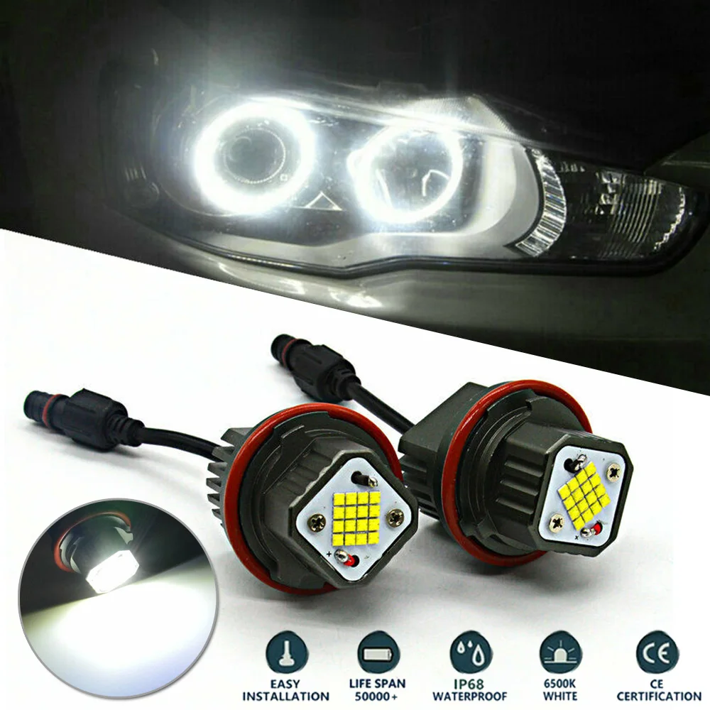Ring Angel eye light White 4800LM 5W XB-D 6000K Bulbs LED 2pcs For BMW E39 E60 E63 X5
Ring Angel eye light White 4800LM 5W XB-D 6000K Bulbs LED 2pcs For BMW E39 E60 E63 X5