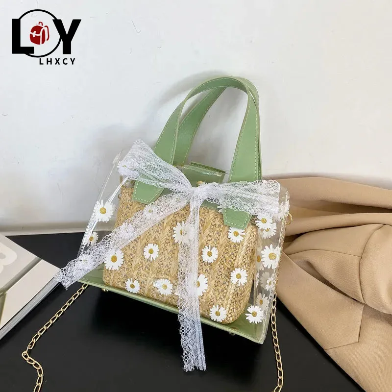 Straw Bags For Women 2021 New Summer Rattan Bag Handmade Woven Beach Bag Bohemia Handbag Bolsos Fashion Rattan Basket Tote Purse
Straw Bags For Women 2021 New Summer Rattan Bag Handmade Woven Beach Bag Bohemia Handbag Bolsos Fashion Rattan Basket Tote Purse