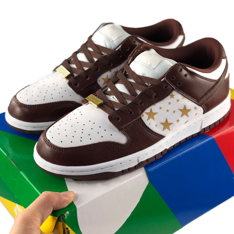 

2021 New Authentic Sup Dunk SB Stars Hyper Royal Mean Green Black Barkroot Brown Men Women Sports Shoes Low Sneakers