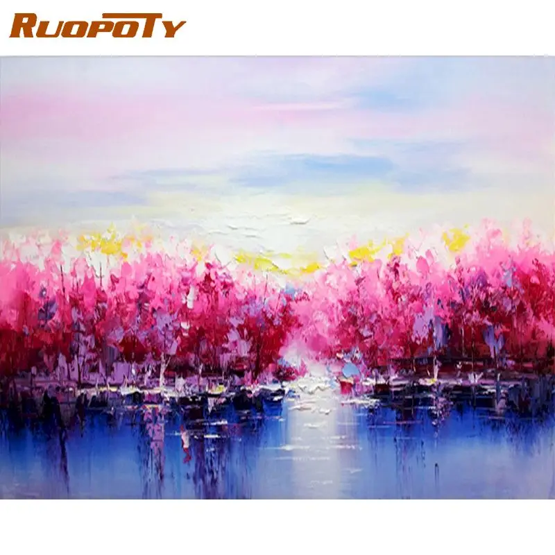 RUOPOTY Landscape DIY Digital Painting By Numbers Kits Drawing Paint By Numbers Unique Gift For Home Wall Art Picture 
RUOPOTY Landscape DIY Digital Painting By Numbers Kits Drawing Paint By Numbers Unique Gift For Home Wall Art Picture