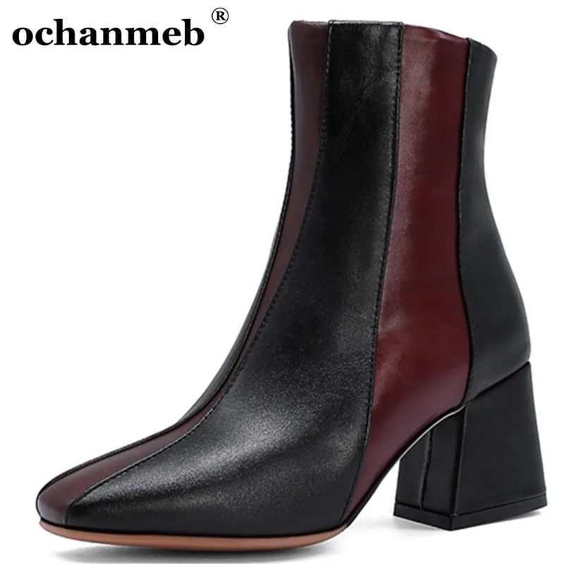 2021 Largest Size 48 Women Ankle Boots Mix-Color Shoes Woman Lady Thick High Heels Square Toe Zip Booties Short Boots Female 33
2021 Largest Size 48 Women Ankle Boots Mix-Color Shoes Woman Lady Thick High Heels Square Toe Zip Booties Short Boots Female 33