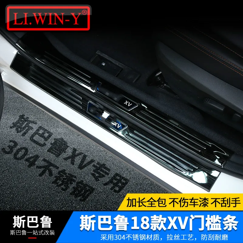For Subaru Xv 2018 2019 4pcs Set High Quality Stainless Steel Scuff Plate Door Sill Trimcar Accessories Car-styling
For Subaru Xv 2018 2019 4pcs Set High Quality Stainless Steel Scuff Plate Door Sill Trimcar Accessories Car-styling