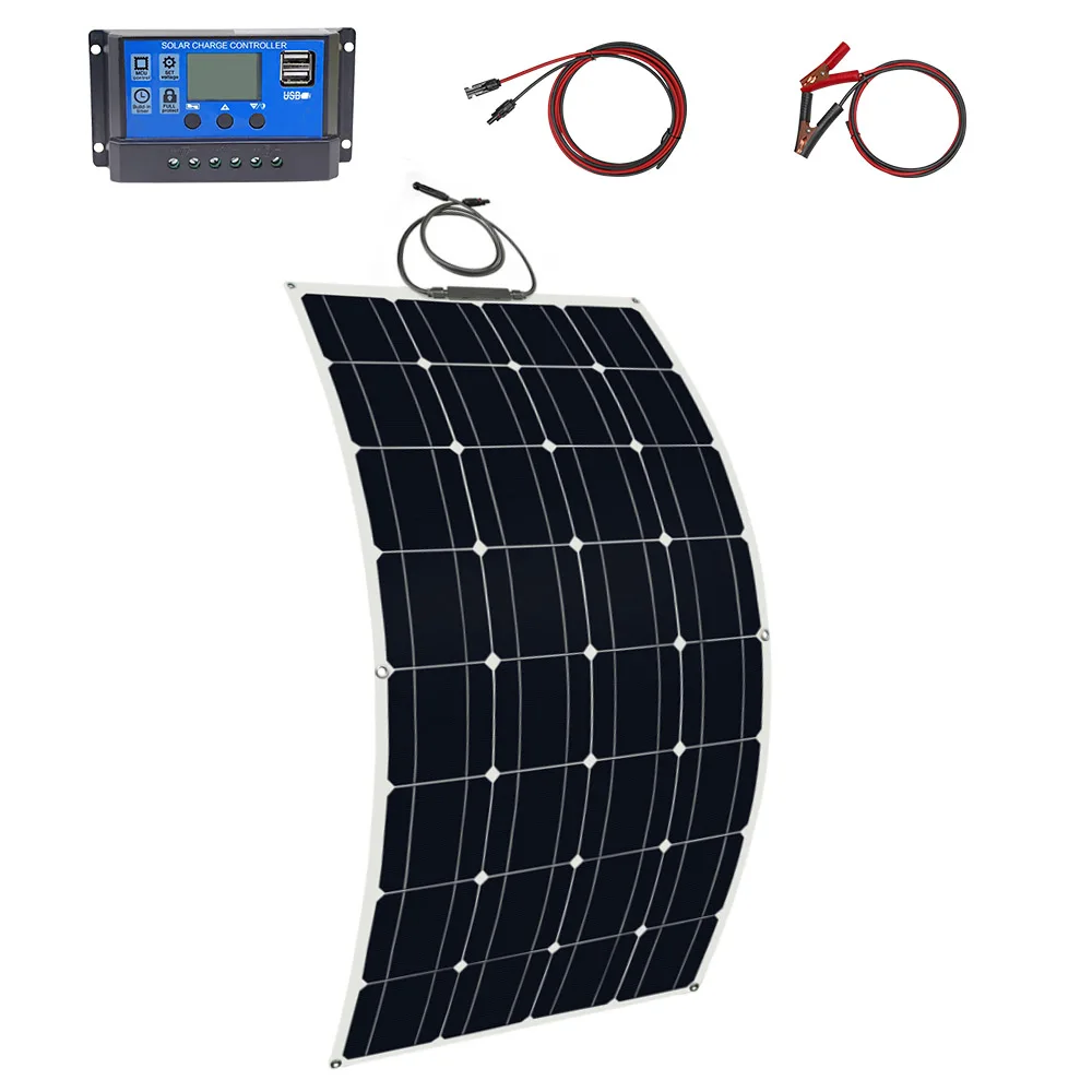 100W Off Grid Solar System 200W Monocrystalline Flexible High Efficiency Solar Panel 300W Lightweight Solar Panels Marine
100W Off Grid Solar System 200W Monocrystalline Flexible High Efficiency Solar Panel 300W Lightweight Solar Panels Marine
