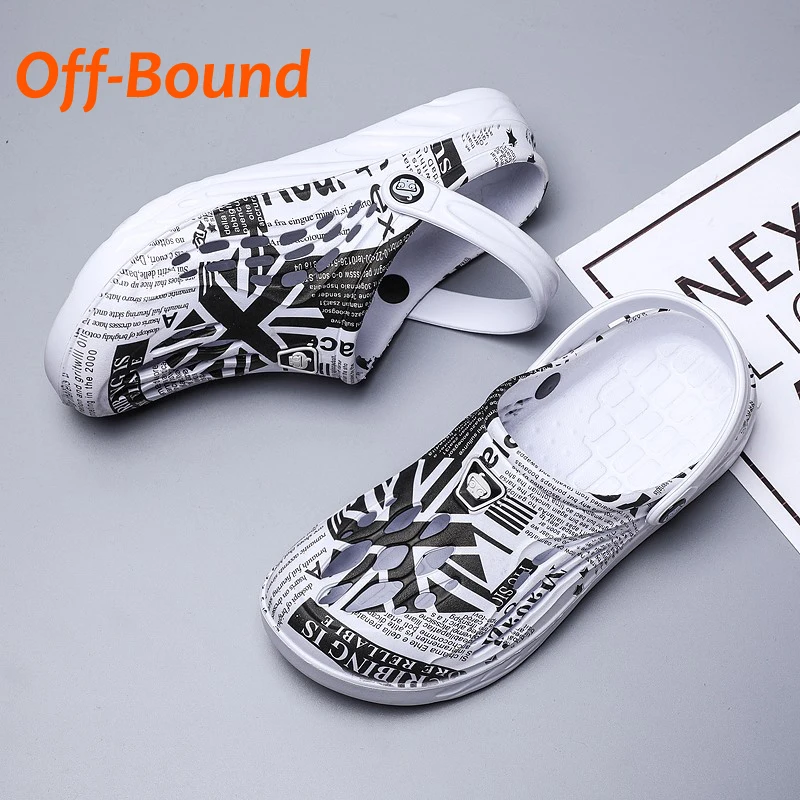 Off-Bound Summer Men Slippers Outdoor Clogs Garden Shoes Beach Sandals Mules Indoor Bathroom Loafers Casual Massage Home Slides
Off-Bound Summer Men Slippers Outdoor Clogs Garden Shoes Beach Sandals Mules Indoor Bathroom Loafers Casual Massage Home Slides