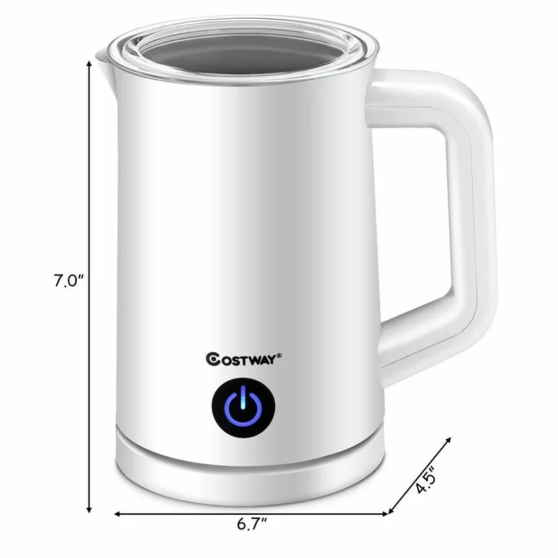 COSTWAY Electric Automatic Milk Magnetic Stirring Foam Maker Stainless Steel and Non-stick Coating Milk Heat Machine
COSTWAY Electric Automatic Milk Magnetic Stirring Foam Maker Stainless Steel and Non-stick Coating Milk Heat Machine