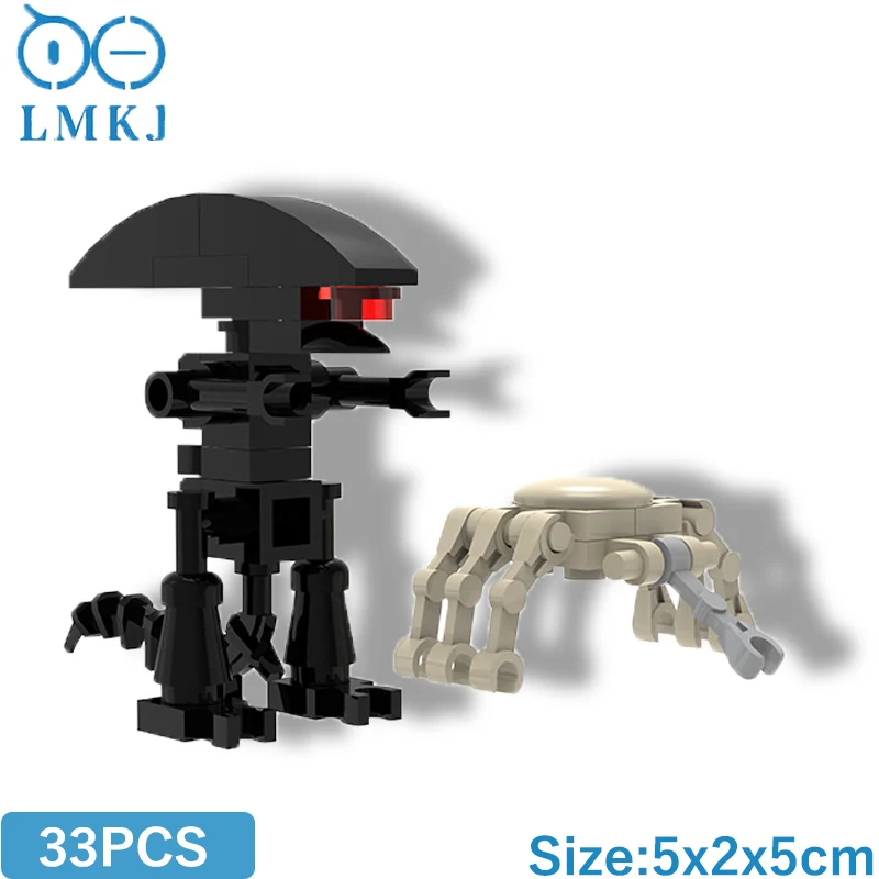 MOC Movie Monster Facehugger Biochemical Animal Building Blocks Kit Parasite Model Bricks Idea Educational Toy For Children Gift
MOC Movie Monster Facehugger Biochemical Animal Building Blocks Kit Parasite Model Bricks Idea Educational Toy For Children Gift