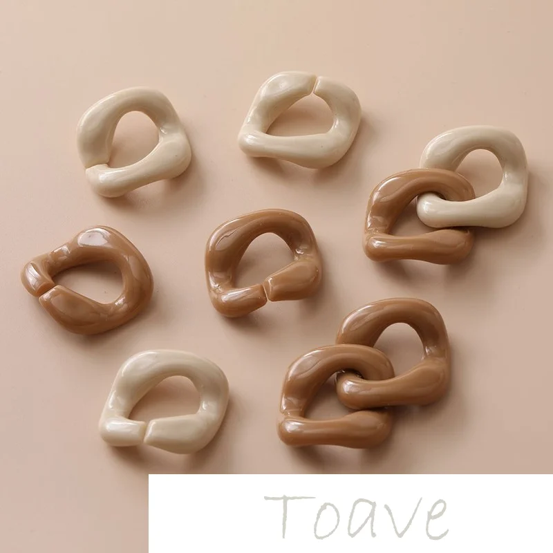 Autumn and winter milk tea color big button acrylic resin diy resin hand-made earring material accessories
Autumn and winter milk tea color big button acrylic resin diy resin hand-made earring material accessories