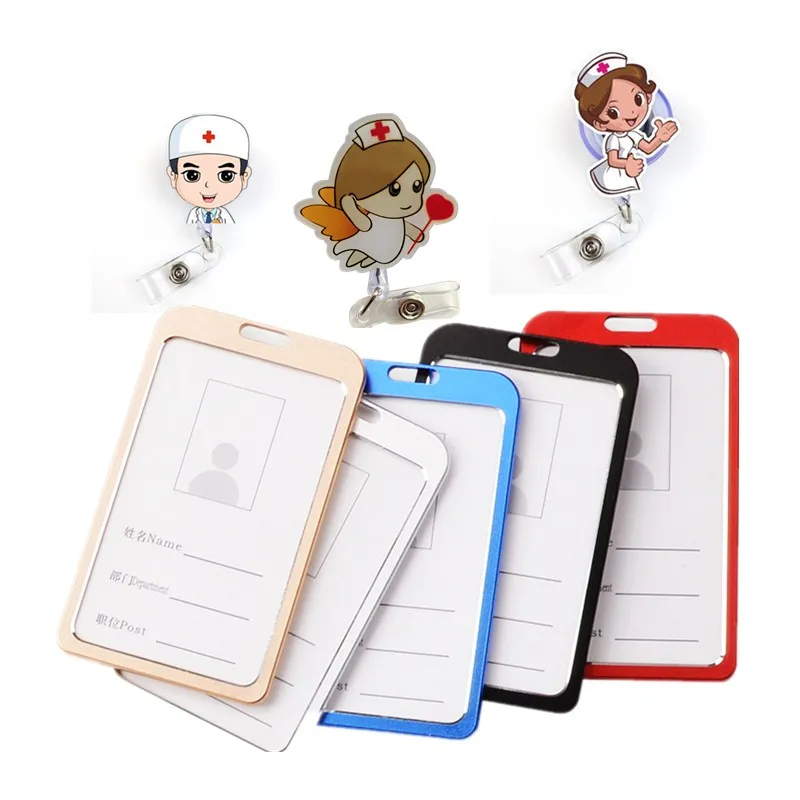 1set Employee's Staff Work Card Cover with Cartoon Nurse Doctor Style Clip Name Badge Holder ID Tag Badge Reel Bus Card Sleeve
1set Employee's Staff Work Card Cover with Cartoon Nurse Doctor Style Clip Name Badge Holder ID Tag Badge Reel Bus Card Sleeve