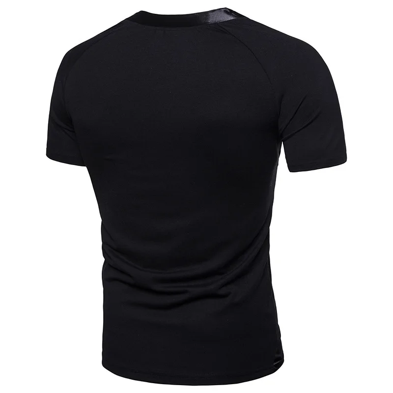 Summer Tops For Man Short Sleeve Fashion Korean V Neck Collar Male T-Shirt Slim Fit Hipster Cotton Camisetas Hombre Plus Size
Summer Tops For Man Short Sleeve Fashion Korean V Neck Collar Male T-Shirt Slim Fit Hipster Cotton Camisetas Hombre Plus Size