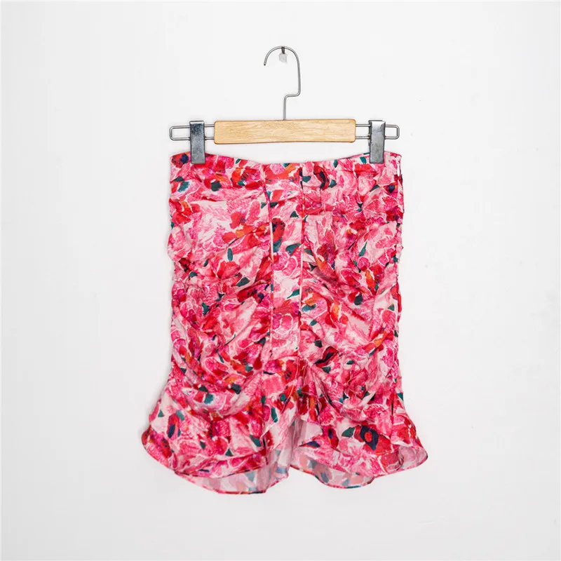 Summer Floral Print Slim Folds Sexy Ladies Mini Skirt Female Fashion Wrap Skirt Ladies Sweet Brand Designed Vintage Skirts ML125
Summer Floral Print Slim Folds Sexy Ladies Mini Skirt Female Fashion Wrap Skirt Ladies Sweet Brand Designed Vintage Skirts ML125