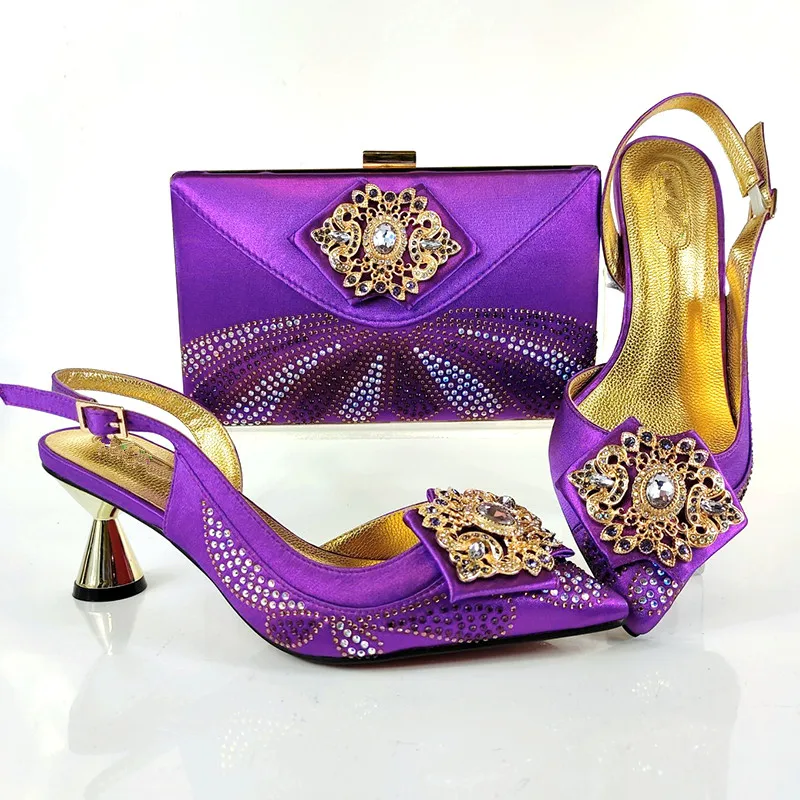 Hot sale pink style women pumps with rhinestone decoration african dress shoes match handbag set MM1113,heel 7CM
Hot sale pink style women pumps with rhinestone decoration african dress shoes match handbag set MM1113,heel 7CM