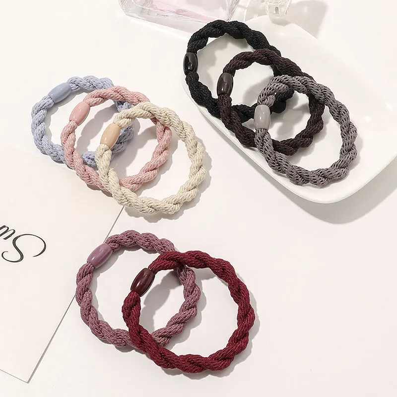 Korean Version Braided Hair Rope For Women Girls Simple All-match Solid Color High Elastic Hair Rope Hair Accessories Gift
Korean Version Braided Hair Rope For Women Girls Simple All-match Solid Color High Elastic Hair Rope Hair Accessories Gift