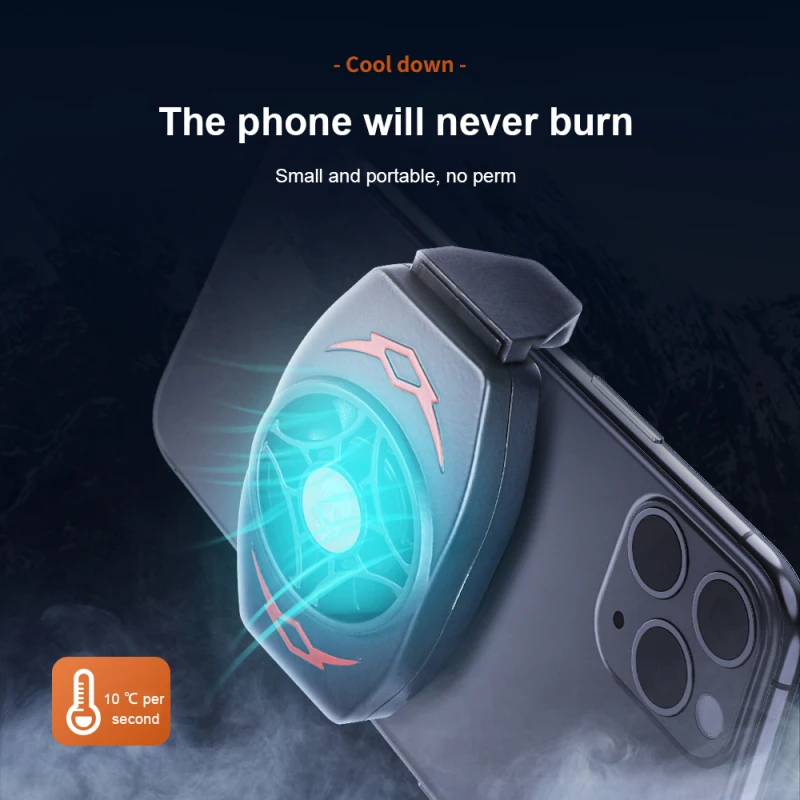Cell Phone Cooler Portable Mobile Phone Radiator Phone Cooling Fan Dissipate Heat Cooling Phone Temperature For Gaming
Cell Phone Cooler Portable Mobile Phone Radiator Phone Cooling Fan Dissipate Heat Cooling Phone Temperature For Gaming