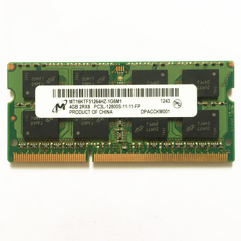 Micron ddr3 rams 4 Гб 1600 МГц память ноутбука 4 Гб 2Rx8 PC3L-12800S-11 DDR3 1600 4 Гб 
Micron ddr3 rams 4 Гб 1600 МГц память ноутбука 4 Гб 2Rx8 PC3L-12800S-11 DDR3 1600 4 Гб