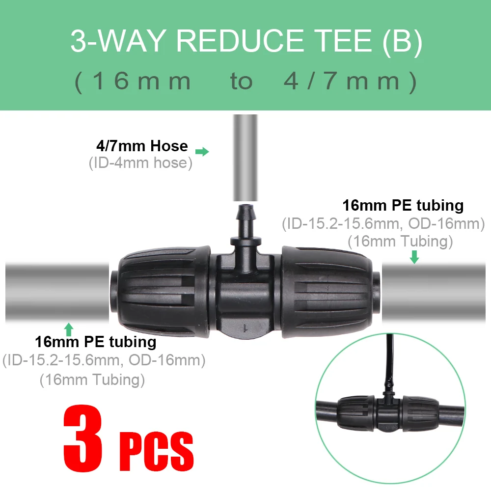 Полиэтиленовые соединители для труб RBCFHI 16 мм