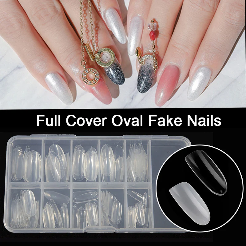100Pcs/box Acrylic Oval Fake Nails Art Full Cover Round Shape False Nail Tips Manicure Artificial Nails press on nails long
100Pcs/box Acrylic Oval Fake Nails Art Full Cover Round Shape False Nail Tips Manicure Artificial Nails press on nails long