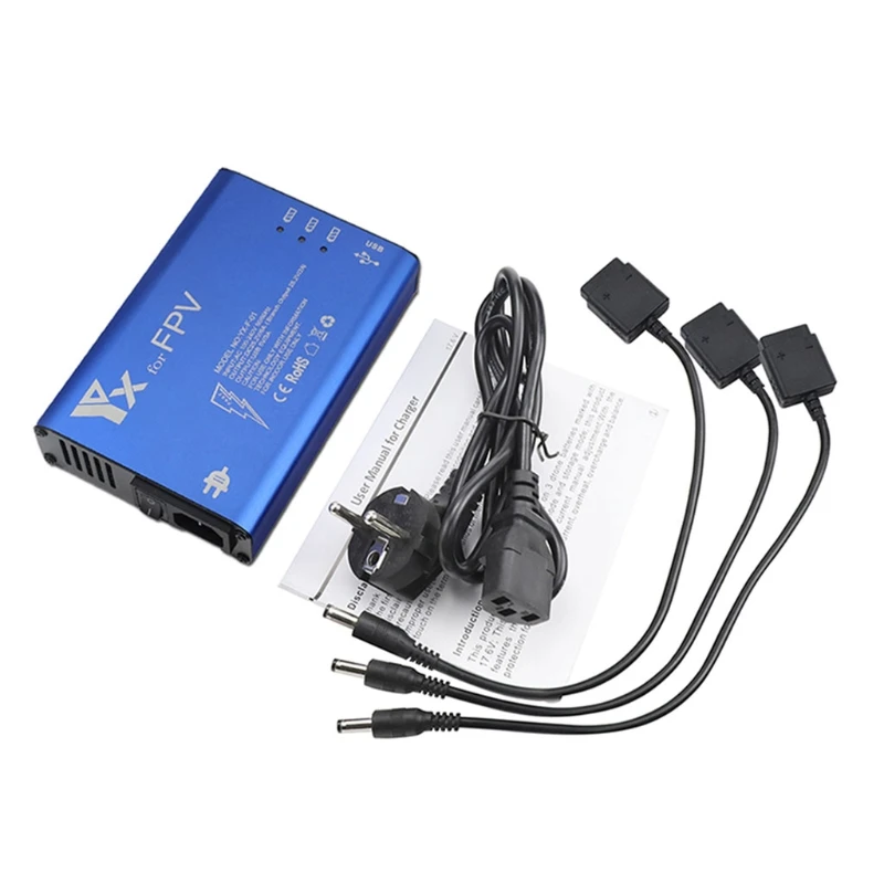 J60A 5 in 1 Battery Charger for FPV Drone Accessories Over-current Over-charge Protection Charging Hub Fast Charger
J60A 5 in 1 Battery Charger for FPV Drone Accessories Over-current Over-charge Protection Charging Hub Fast Charger
