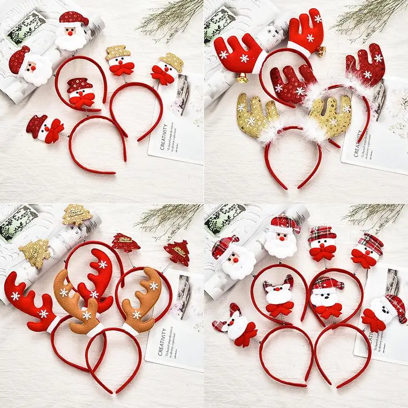 1PC Christmas Head Buckle Christmas Head Hoop Hair Clip Cartoon Snowman Antlers Children Adult Toys Wholesale New Year 2022
1PC Christmas Head Buckle Christmas Head Hoop Hair Clip Cartoon Snowman Antlers Children Adult Toys Wholesale New Year 2022