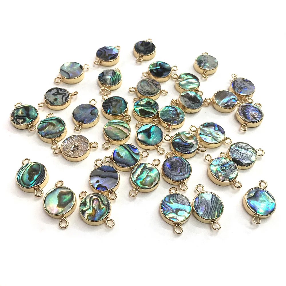 Shell Connector For Jewelry Making Round Conch-shell Charms DIY Necklace Bracelet Earring Handiwork Sewing Craft Accessory 
Shell Connector For Jewelry Making Round Conch-shell Charms DIY Necklace Bracelet Earring Handiwork Sewing Craft Accessory