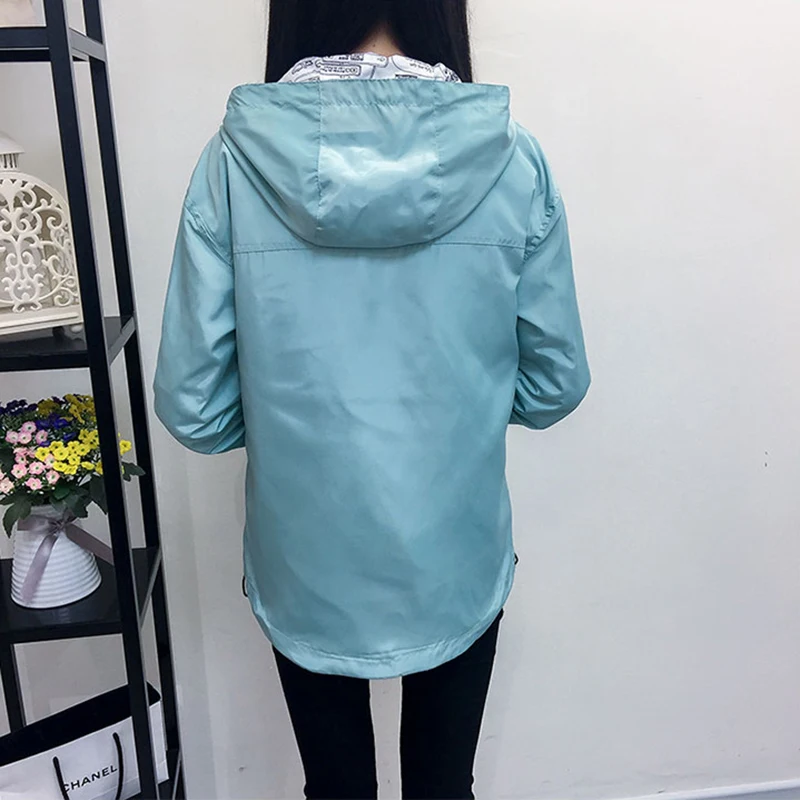 Autumn Fashion Women Bomber Jacket Casual Pocket Zipper Hooded Two Side Wear Outwear Loose Windbreaker Coat Female Plus Size 3XL
Autumn Fashion Women Bomber Jacket Casual Pocket Zipper Hooded Two Side Wear Outwear Loose Windbreaker Coat Female Plus Size 3XL