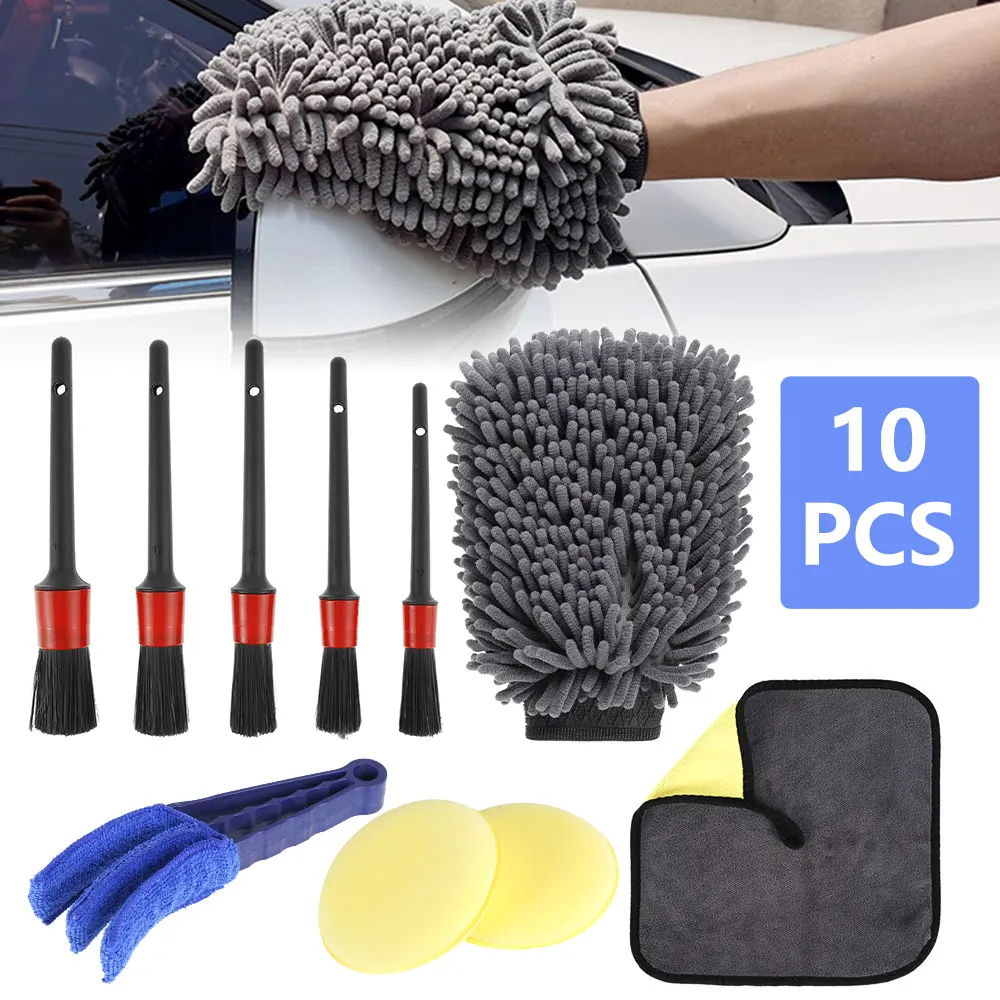 Detailing Brush Set Car Cleaning Brushes Power Scrubber Drill Brush For Car Leather Air Vents Rim Cleaning Dirt Dust Clean Tools
Detailing Brush Set Car Cleaning Brushes Power Scrubber Drill Brush For Car Leather Air Vents Rim Cleaning Dirt Dust Clean Tools